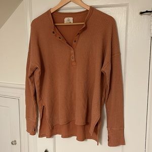 OFFLINE By Aerie Wow! Waffle Henley T-Shirt